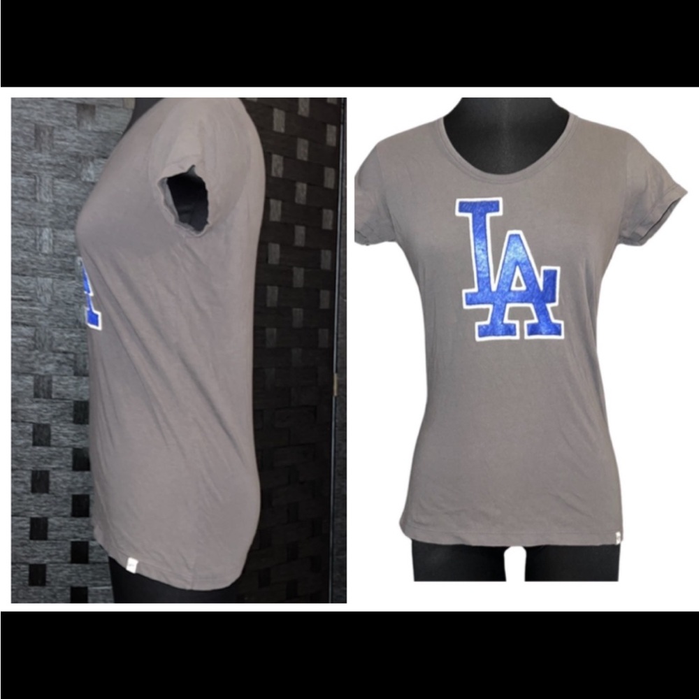 47 Forty Seven Brand Women's Los Angeles Dodgers T-shirt size small EUC.